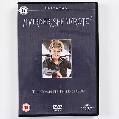 MURDER SHE WROTE: Complete Season 3 DVD Third Series Box Set [6 Discs] - VGC • £10.99