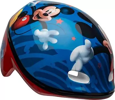 Mickey Mouse Starry Stripes Toddler Bike Helmet One Size  • $41.96