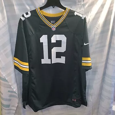 Nike On The Field Aaron Rodgers #12 Green Bay Packers  Jersey Men’s Sz: 4XL • $25