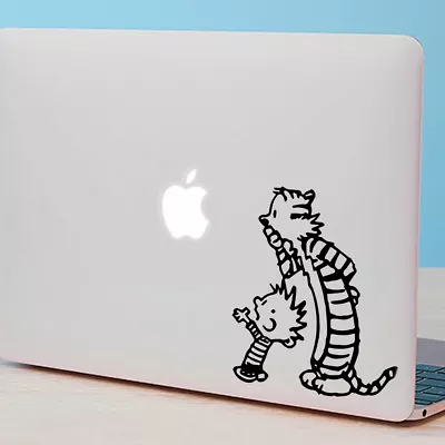 £4.99 • Buy CALVIN AND HOBBES Apple MacBook Decal Sticker Fits All MacBook Models