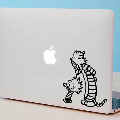 CALVIN AND HOBBES Apple MacBook Decal Sticker Fits All MacBook Models • £4.99