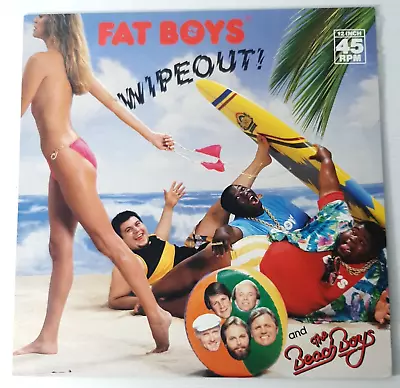 Fat Boys And The Beach Boys - Wipeout 12  Single 1987 Polygram Records • $24.95