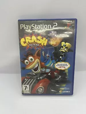Crash Tag Team Racing Playstation PS2 With Manual Fast UK Postage  • £10