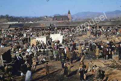 4 Original Vintage Kodachrome Slides Korean Villagers War Sea 1950s RED BORDER • $9.99