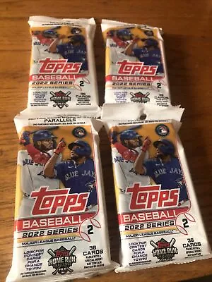 2022 Topps Series 2 MLB 36 Cards Per Pack-lot Of (4) • $36