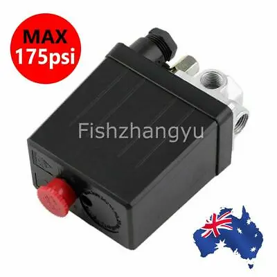 Heavy Duty 175 PSI 240V Air Compressor Pressure Switch Control Valve NEW • $29.36