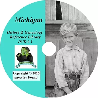 244 Old Books - MICHIGAN History & Genealogy On DVD • $7.95