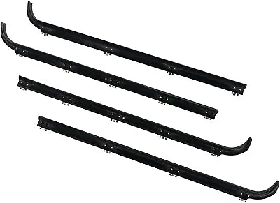 $41.25 • Buy Inner & Outer Car Window Sweep Felt Trim Seal Weatherstrip Kit Compatible（4PC）