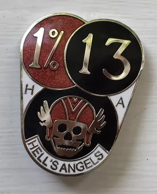 £29.99 • Buy Vintage Harley Hog DILLIGAF Pin Badge, Lone Wolf, Hells Angels Support 81, 1%er