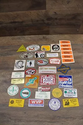 Lot Of Coal Mining Stickers Vintage West Virginia Kentucky UMWA 80s 90s Meta • $20.37