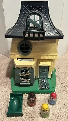 Vintage Weebles 1976 Hasbro Haunted House Romper Room Toy Witch Boy Girl Bed • $49.99