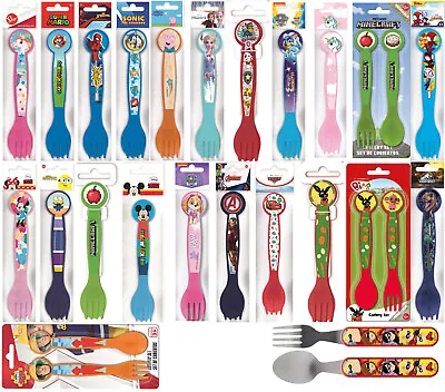 Kids Cutlery 2-Piece Disney Fork Spoon Kids Cutlery Paw Patrol Frozen  • £4.17