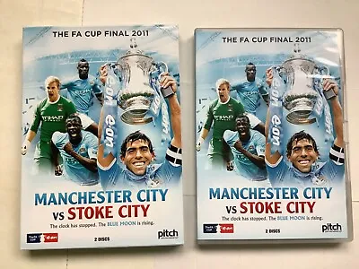 The FA Cup Final 2011 Manchester City Vs Stoke City 2 Discs DVD  • £3.99