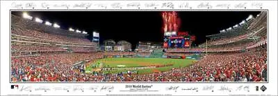 Washington Nationals WORLD SERIES MAJESTY 2019 Panoramic POSTER Print W/27 Sigs • $44.99