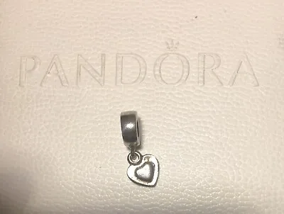 Genuine Pandora Dangle Heart Bead 790379 925 ALE • £12.50