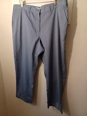 Cabin Creek Woman's Gray 100% Cotton Pants New Oldstock Size 22WP • $20