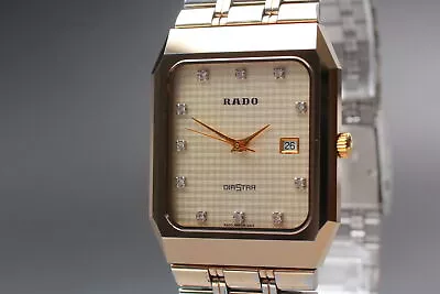 Vintage [Near MINT] RADO Diastar 129.9540.3 Men's Quartz Swiss Watch From JAPAN • $189.99