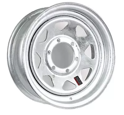 Trailer Rim Wheel 15 X 6 In. 15x6 6 Lug Hole Bolt Wheel Galvanized Spoke Design • $91.97