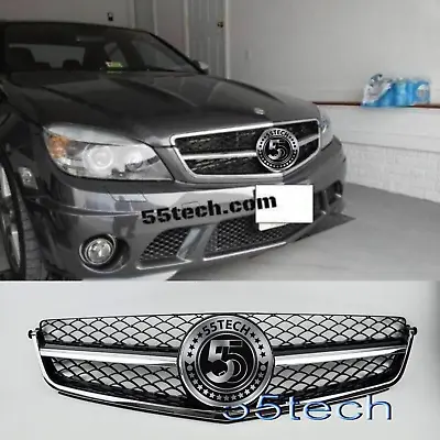 C63 Grille Grill W204 AMG Chrome Black C63 AMG Benz 2008 2011 C63 AMG • $139.99