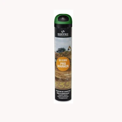 12x Soppec Green Temporary Promarker Line Marking Construction Spray Paint 750ml • £46.34