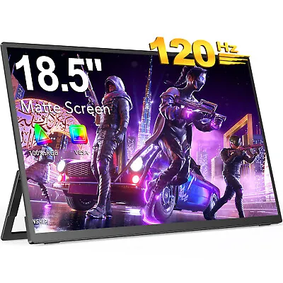 Used 120Hz Portable Gaming Monitor 18.5  1080P W/ Freestanding For Steam Deck  • $99.99