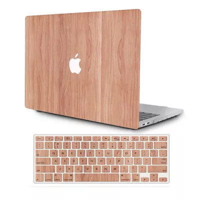 Wood Pattern Hard Case Shell For 2009-2024 MacBook Pro Air 11 12 13 14 15 16 A24 • $18.99