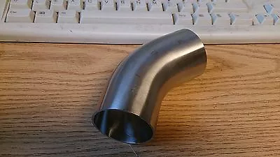 £11 • Buy Stainless Steel 316 Elbow 45 Degree Pipe Exhaust Tube Bend Mandrel Dull Polished