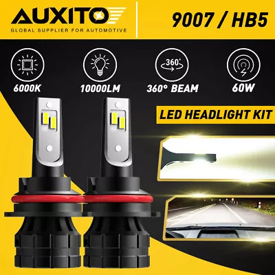 CANBUS 9007 LED Headlight Super Bright Bulbs Kit White 20000LM High/Low Beam HB5 • $28.59