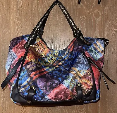 Desigual Purse Rotterdam Transflores Multi-Colored Satchel Fabric Shoulder Bag • $27.41