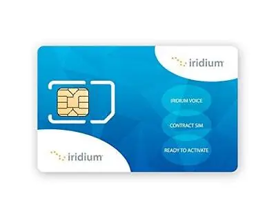 $7.59 • Buy Iridium Satellite Phone Post-paid SIM Card