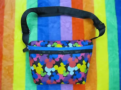 Mickey Mouse Head Rainbow Print Fanny Pack Waist Disney Parks Disneyland New • $29.95