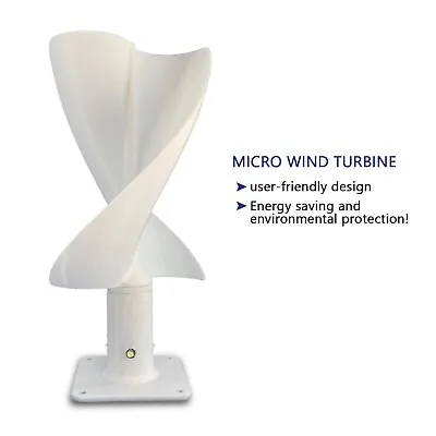 DIY Spiral Breeze Wind Turbine Model Permanent Magnet Generator Vertical Axis • $32.30