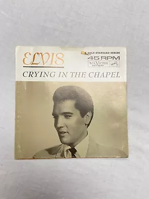 Elvis Presley - Crying In The Chapel - RCA 447-0643 - Pic Sleeve Only Pic  • $4.49