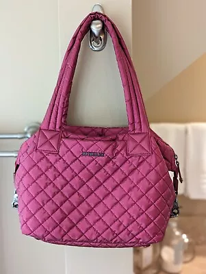 MZ Wallace Medium Box Tote Dahlia W/ Pouch RARE • $100