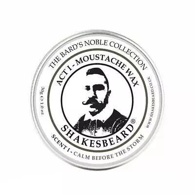 £9.99 • Buy Moustache Wax By Shakesbeard 30g Tin Tropical Pineapple Premium Beard Care