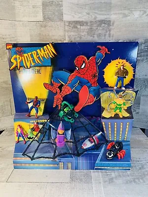 Marvel Spider-Man McDonald's Happy Meal Store Display Complete W/ Toys RARE 95 • $149.99