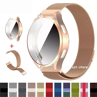 Milanese Watch Band Strap +Case Cover For Samsung Galaxy Watch 4 Active2 40/44mm • $14.99