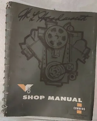 Cummins Diesel V8 1962 Shop Manual Bulletin #983485 • $39.99