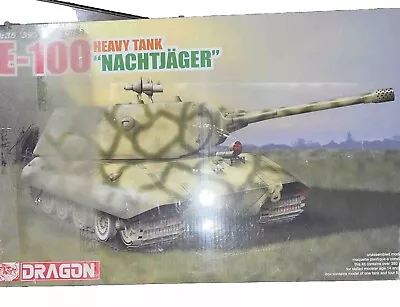 Dragon 1/35 German E100 Super Heavy Tank Nachtjager Model Kit - 6011x [HB6] • $33.99