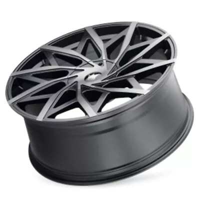 1 New 22x9.5 Mazzi Big Easy Matte Black W/Dark Tint 5x127/139.7 ET18 Wheel/rim • $185.76