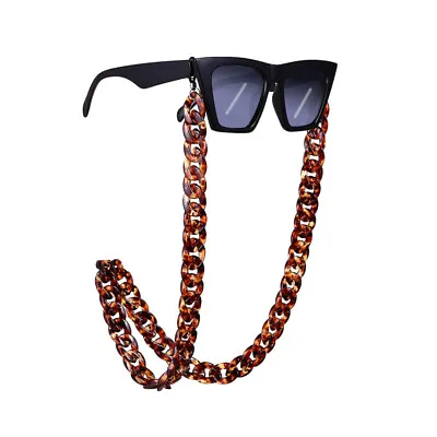  Mens Glasses Chain Holder Tortoise-shell Texture Accessories • £8.25