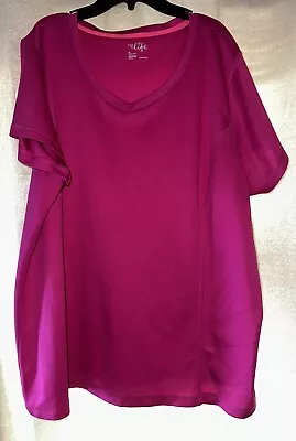 Made For Life Women’s 3X Quick-Dri Pink Top • $12