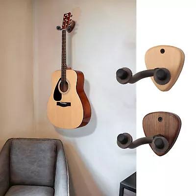 Guitar Wall Mount Hanger Violin Hanger Stand Guitar Hook Wooden Display Rack • $21.10