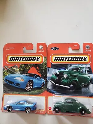 Matchbox MATTEL LOT Of 2 CARS (FREE SHIPPING) • $9.98