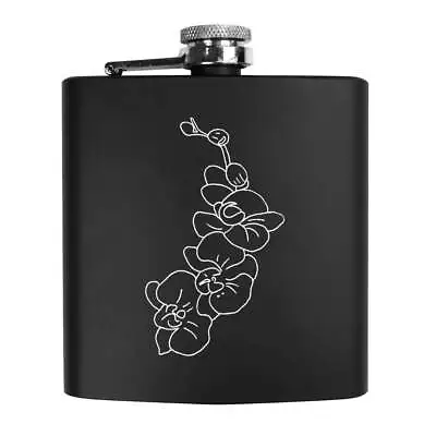 6oz (170ml) 'Orchid' Pocket Hip Flask (HP00009203) • £14.99