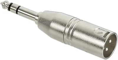 3 Pin Male / Female XLR To 6.35mm Jack Adaptor ( 1/4 Inch) TRS Adapter Plug • £6.19