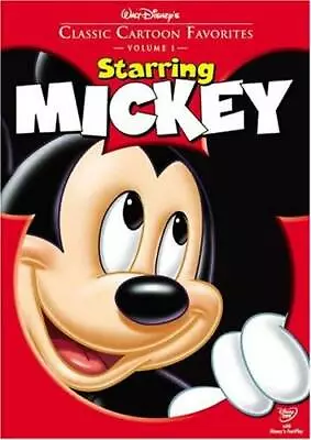 Classic Cartoon Favorites Vol. 1 - Starring Mickey - DVD - VERY GOOD • $6.54