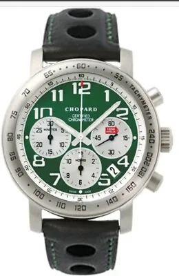 Chopard Mille Miglia Titanium Chronograph Brit Green  16 / 8915 / 102 Beautiful! • $3800