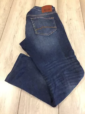 Men's Mustang Oregon Tapered Stretch Jeans 34  Waist X 30  Leg Blue.. • $14.93