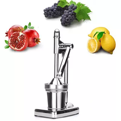 Manual Citrus Juicer Hand Press Commercial Orange Lemon Squeezer Fruit Extractor • $42